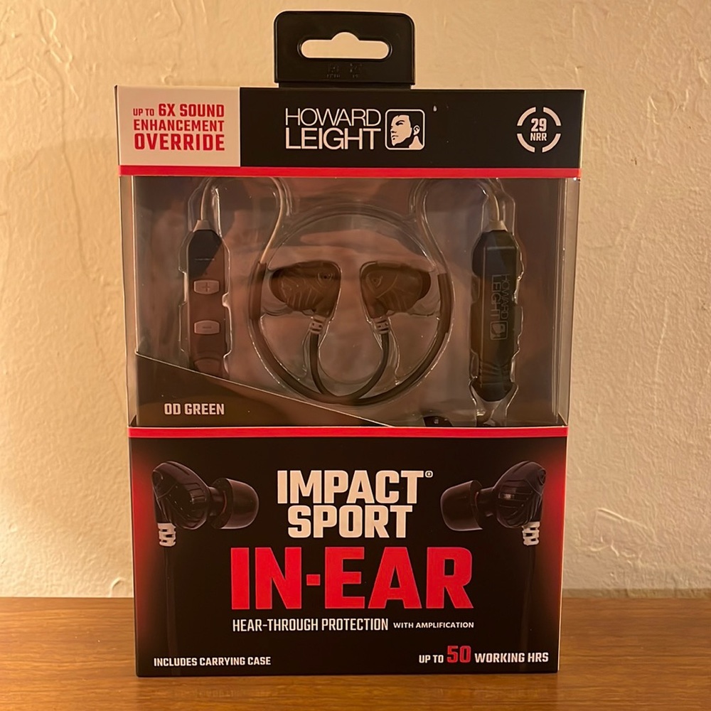 Howard Leight Impact Sport In-ear OD Green